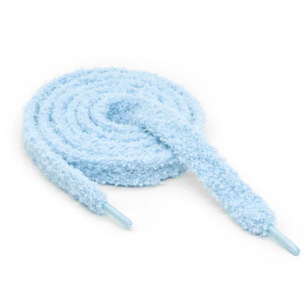 Lacet Fourrure Bleu Ciel