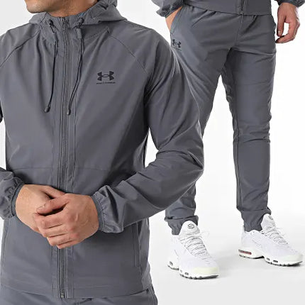 Ensemble De Survetement Stretch Woven UA Vibe 6003001 1386557 Gris Anthracite
